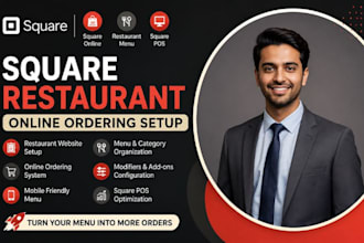 design square restaurant website online ordering menu setup square pos