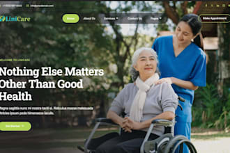 design wix nemt website medical transportation wheelchair transport website