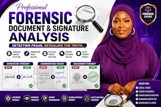 detect signature forgery, handwriting fraud, document forgery, forensic analysis