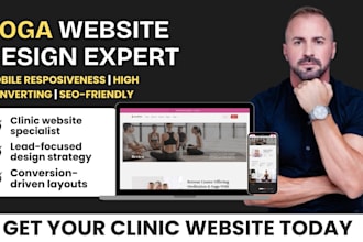 yoga website gym fitness wellness website personal trainer yoga studio website