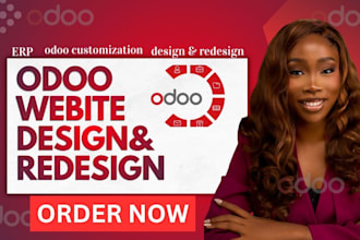 design and redesign odoo website, odoo ecommerce and odoo erp