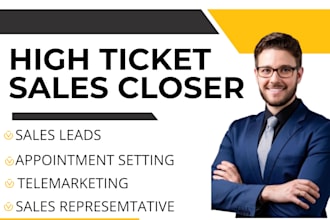 saas uk sales closer uk sales representative b2b sales lead appointment setting