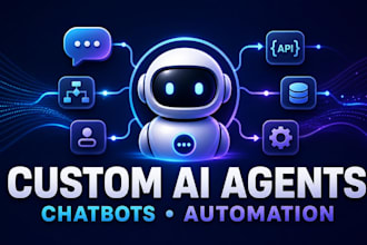 build a custom ai agent or chatbot for business automation