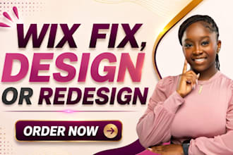 fix wix website redesign wix website revamp wix website fix wix bug wix seo