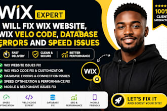 fix wix website, wix velo code, database errors and speed issues