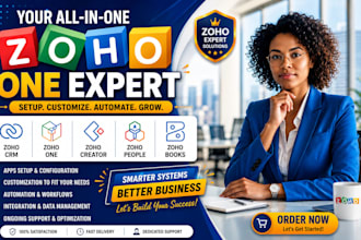 zoho crm zoho one zoho creator zoho people zoho books apps setup customization