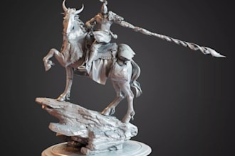 zbrush sculpt3d stl,pla statue print,human mini figure,starwar3mf,dnd,cnc relief