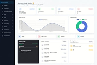 build custom web app, ai saas, CRM, erp, lms or pos software