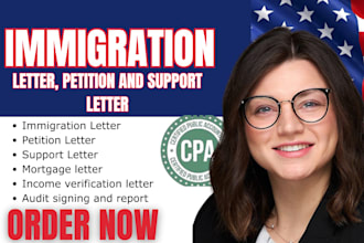 write eb2 niw petition letter immigration hardship and support letter