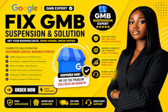 setup google my business fix suspended gmb business profile suspension fix
