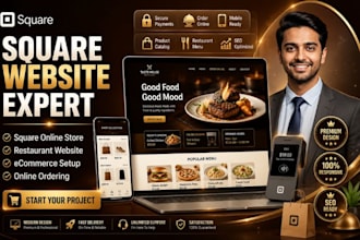 build square online store website ecommerce website square restaurant website