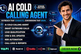 build ai cold calling agent vapi retell outbound voice agent n8n ghl twilio