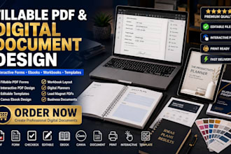 create fillable PDF forms interactive ebooks workbooks, canva designs digital ai