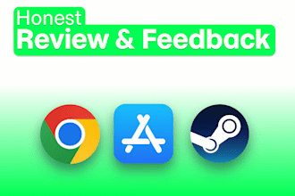 review your app, website, or video game