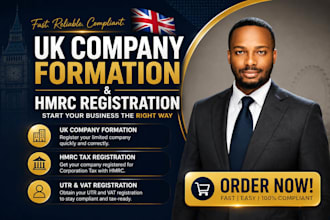 uk company formation hmrc registration, vat, paye  and utr registration