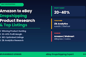 do ebay dropshipping product hunting and top listings