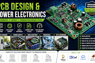 design multilayer pcb with high current routing and manufacturing ready files