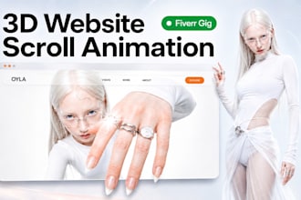 build scroll triggered animated website