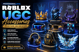 design custom roblox ugc accessories