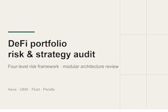 audit your defi portfolio risk and strategy