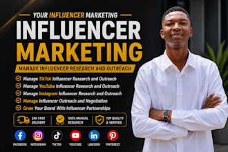influencer outreach instagram influencer youtube influencer research for brand