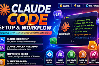claude code setup, claude cowork workflow, mcp server config claude md build