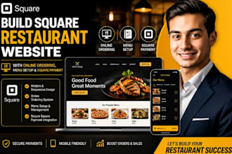 setup square restaurant website with online ordering menu setup square payment