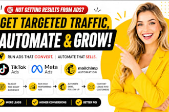 setup tiktok meta ads campaign mailchimp automation