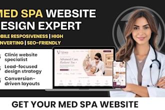 medical spa website clinic healthcare med spa aesthetic clinic booking website