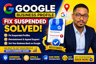 fix suspended gmb profile google business profile verification gmb suspension