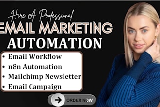 mailchimp automation email template mailchimp newsletter campaign n8n email flow