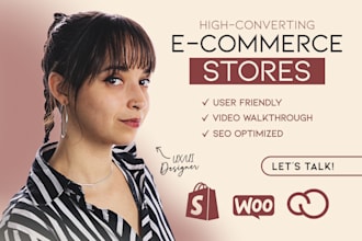 build a high converting e commerce website, responsive