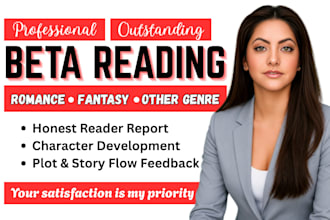 beta read romance beta reader fantasy ya novel beta reader thriller beta reader