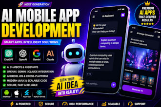 build ai chatbot mobile app flutter ai integration assistant app for android ios