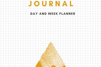 do book cover design, logbook cover design, journal, notebook and planner cover