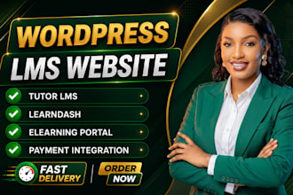 build wordpress elearning lms website with learndash tutor lms learnpress