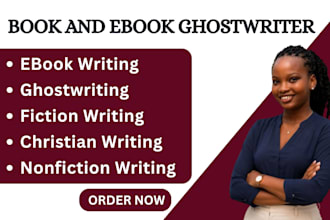 ghostwrite christian book, children book, devotional, sermon, book editing