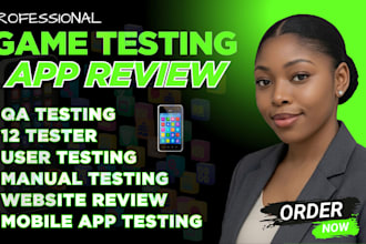 do mobile testng user testeint QA website testing and app review game testing