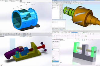 parametric 3d cad modeling solidworks mechanical injection molding for cnc parts