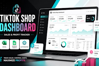 create a tiktok shop sales and profit tracker spreadsheet