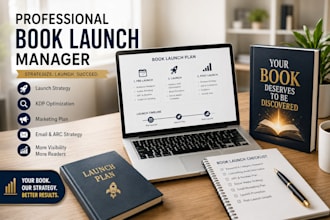 create an amazon KDP book launch marketing strategy
