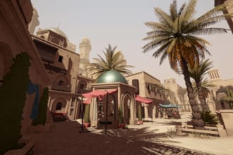 design 3d game environment, game level design, game environment in unity 3d, ue5