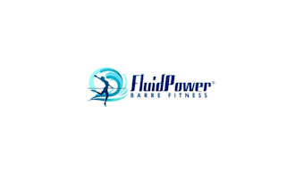 create fluid powerful barre studio logo