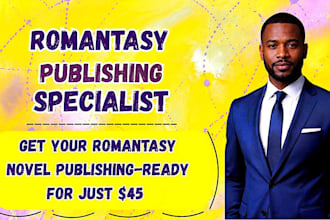 make your romantasy novel publishing ready for 45 dollars