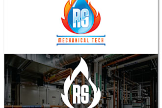 design a professional plumbing contracting logo for your business