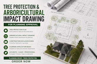 create tree protection plans and arboricultural impact drawings