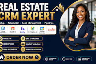 setup real estate crm follow up boss boldtrail lofty crm gohighlevel crm expert