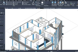create 3d model str,ars,mep on revit