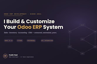develop and customize your odoo erp system