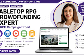 build a tabletop rpg kickstarter campaign and manage your ttrpg community